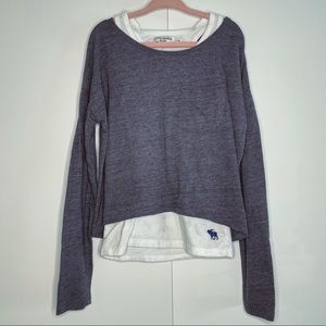 Girl’s Abercrombie Tank with Long-Sleeve Shirt